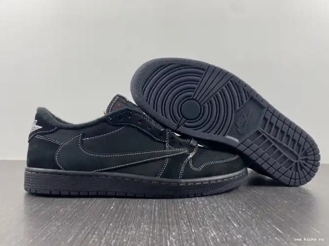 Chep Onekick Jordan Air DM7866-001 Jordan x Scott 1 Low Black Phantom
